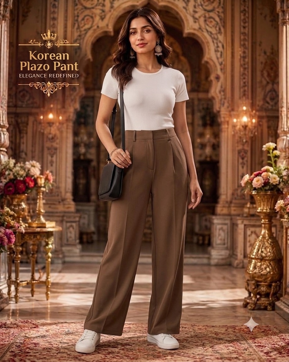 Korean Plaza Pant | કોરિયન પ્લાઝા પેન્ટ